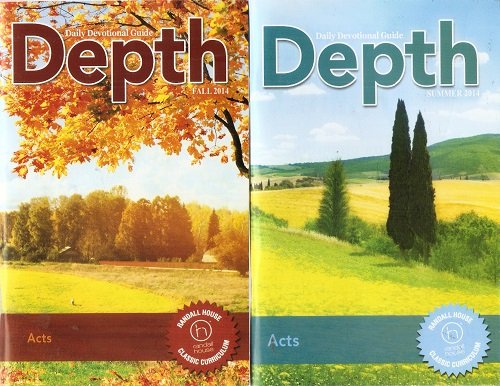 2 Volumes of Depth Classic Daily Devotional Guide: ACTS - Summer 2014 & Fall 2014