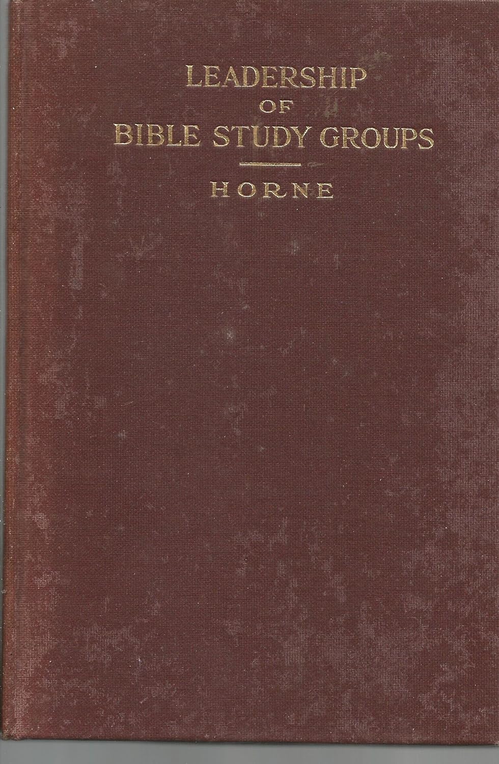 The leadership of Bible study groups