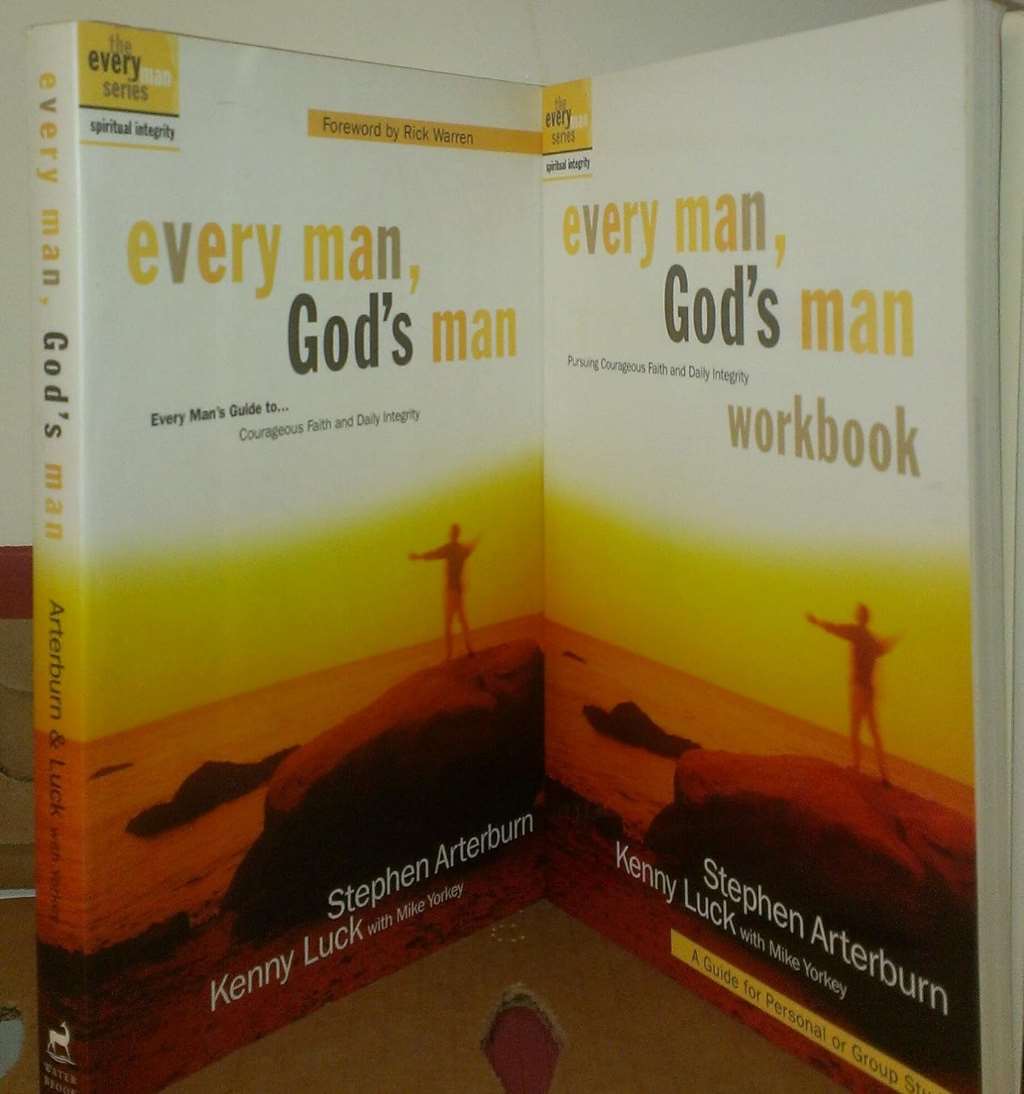 2 Volumes of Every Man God's Man -Spiritual Integrity Series: Book & Workbook [Arterburn-Luck-Yorkey