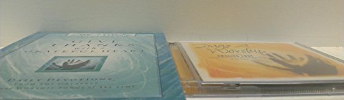 2 Volumes of Songs 4 Worship, Book & CD: Giving Thanks witha A grateful Heart Daily Devotional & Amazing Love CD Best Praise & Woship Songs of All Time