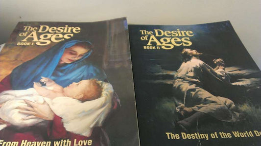 2 Volumes of Ellen G. White's The Desire of Ages: From Heaven with Love & The Destiny of The World Decided