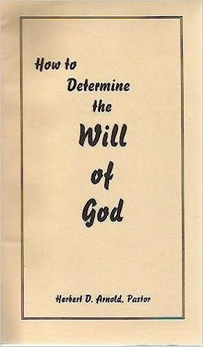 How to Determine the Will of God