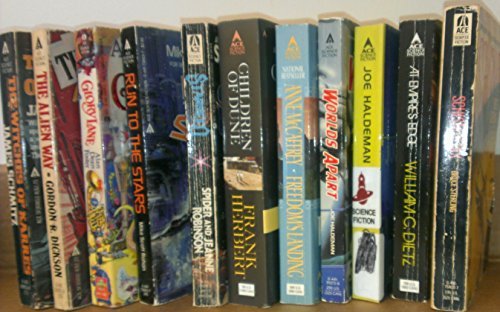 11 Volumes of ACE science Fiction Novels
