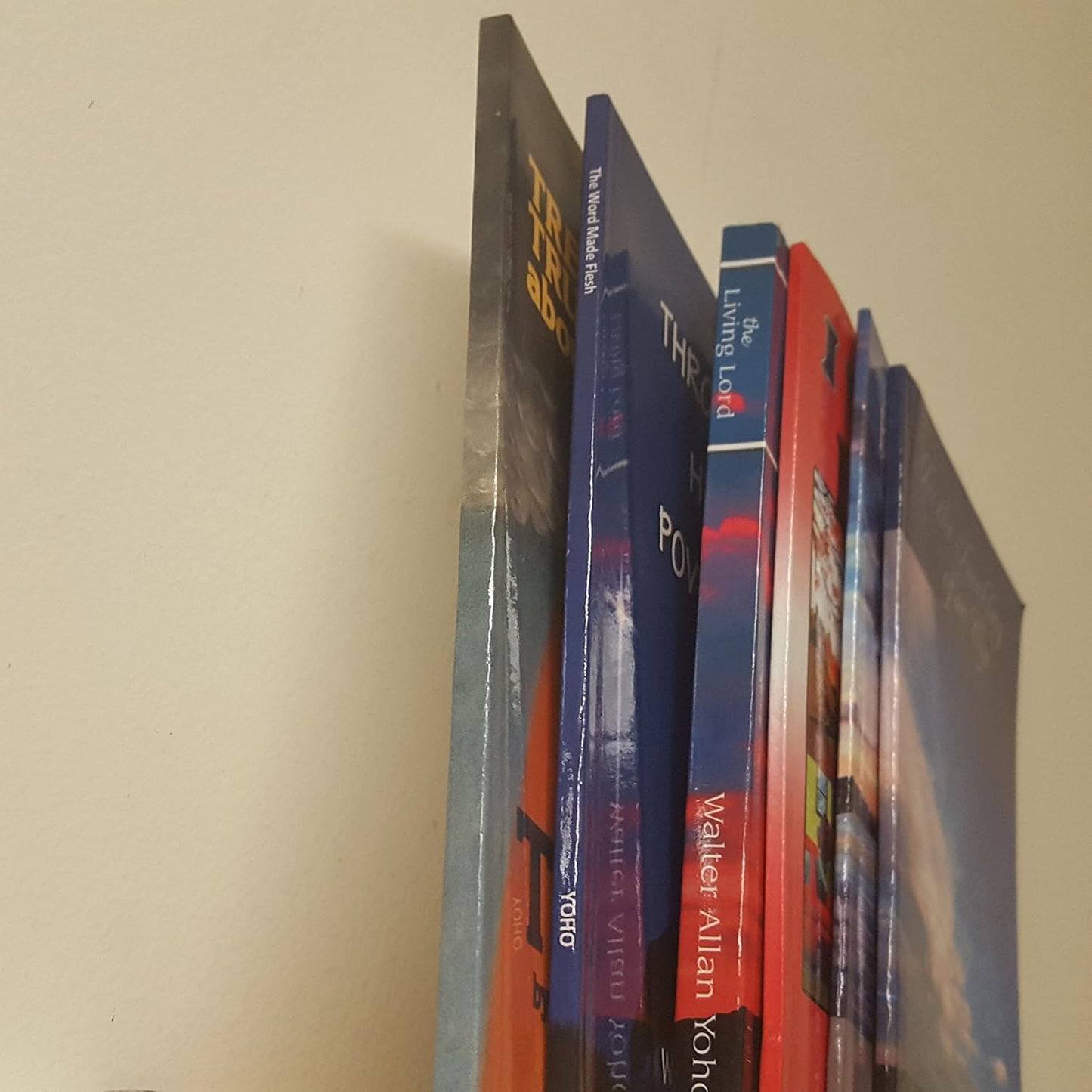 6 Volumes of Dr. Walter Allan Yoho's Paperback Books: I Will Lift Up, The Living Lord, In the twinkle of an eye, The Word Made Flesh, Tremendous truths about Trials, Blessed are they that mourn